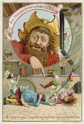 Trade card for Liebig meat extract